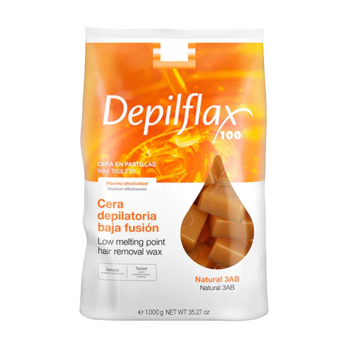Depilflax harde was voor ontharen 1 kg naturel