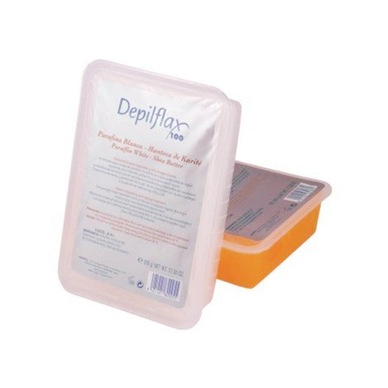 Depilflax 100 witte paraffine met sheaboter (500 g)