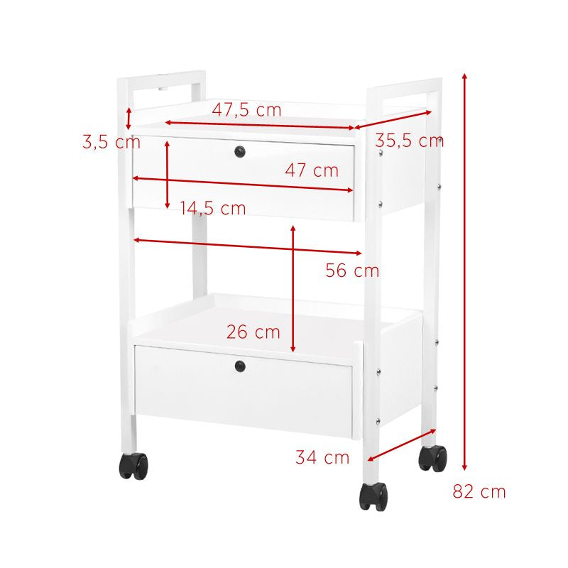 Cosmetische trolley type 1019