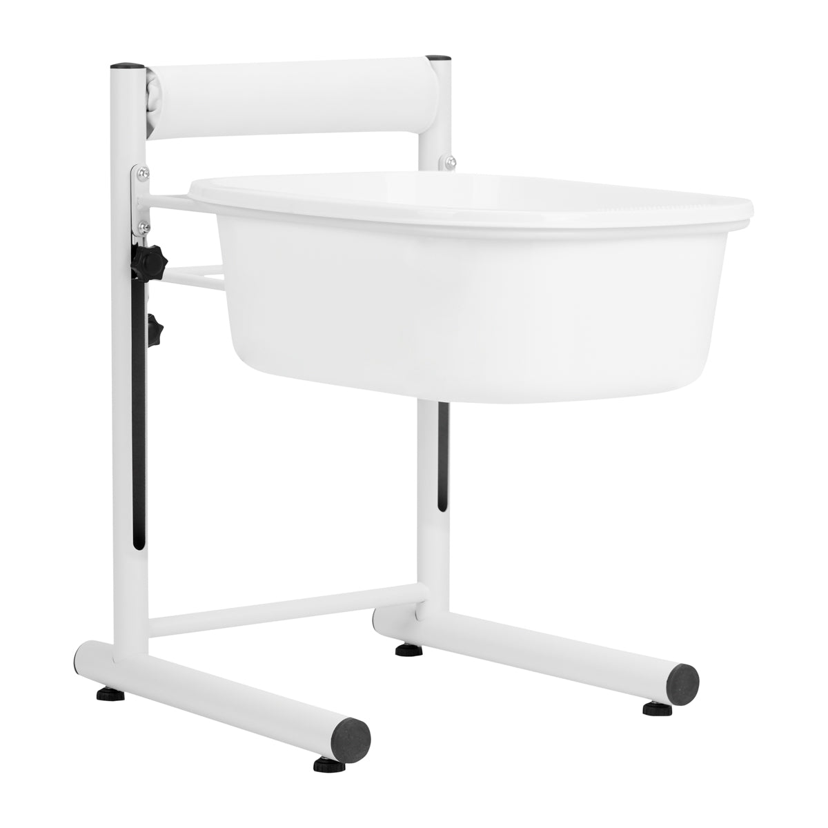 In hoogte verstelbare pedicurebak, wit