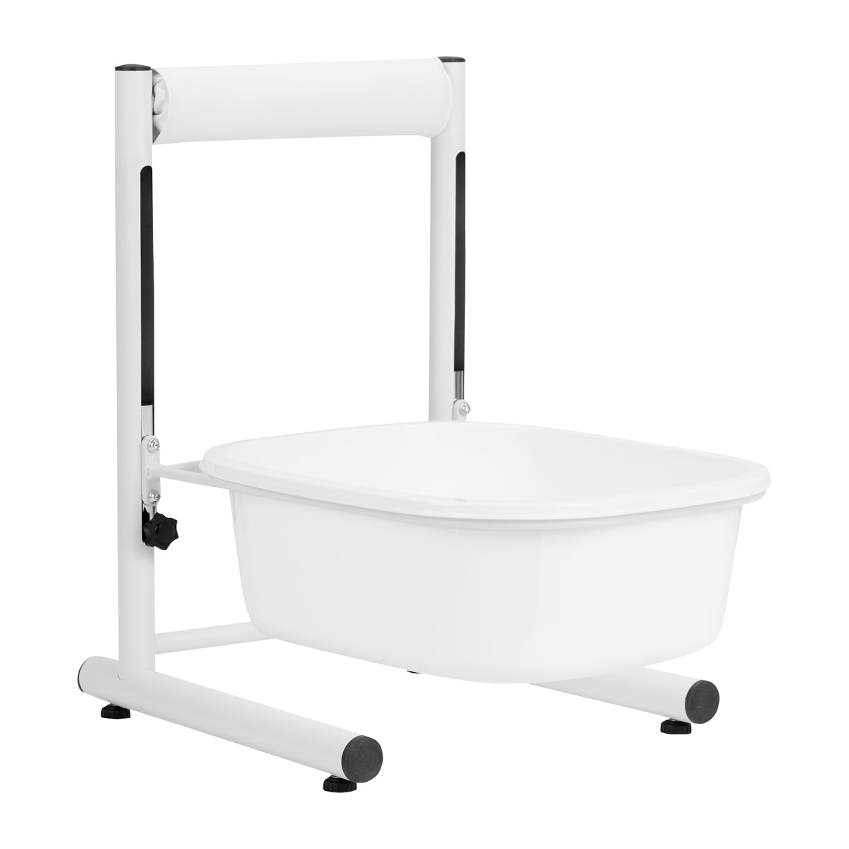 In hoogte verstelbare pedicurebak, wit
