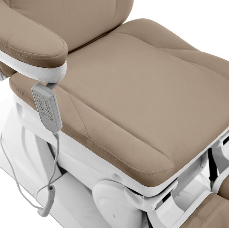 Azzurro elektrische behandelstoel 870s pedi 3 sterk., cappuccino