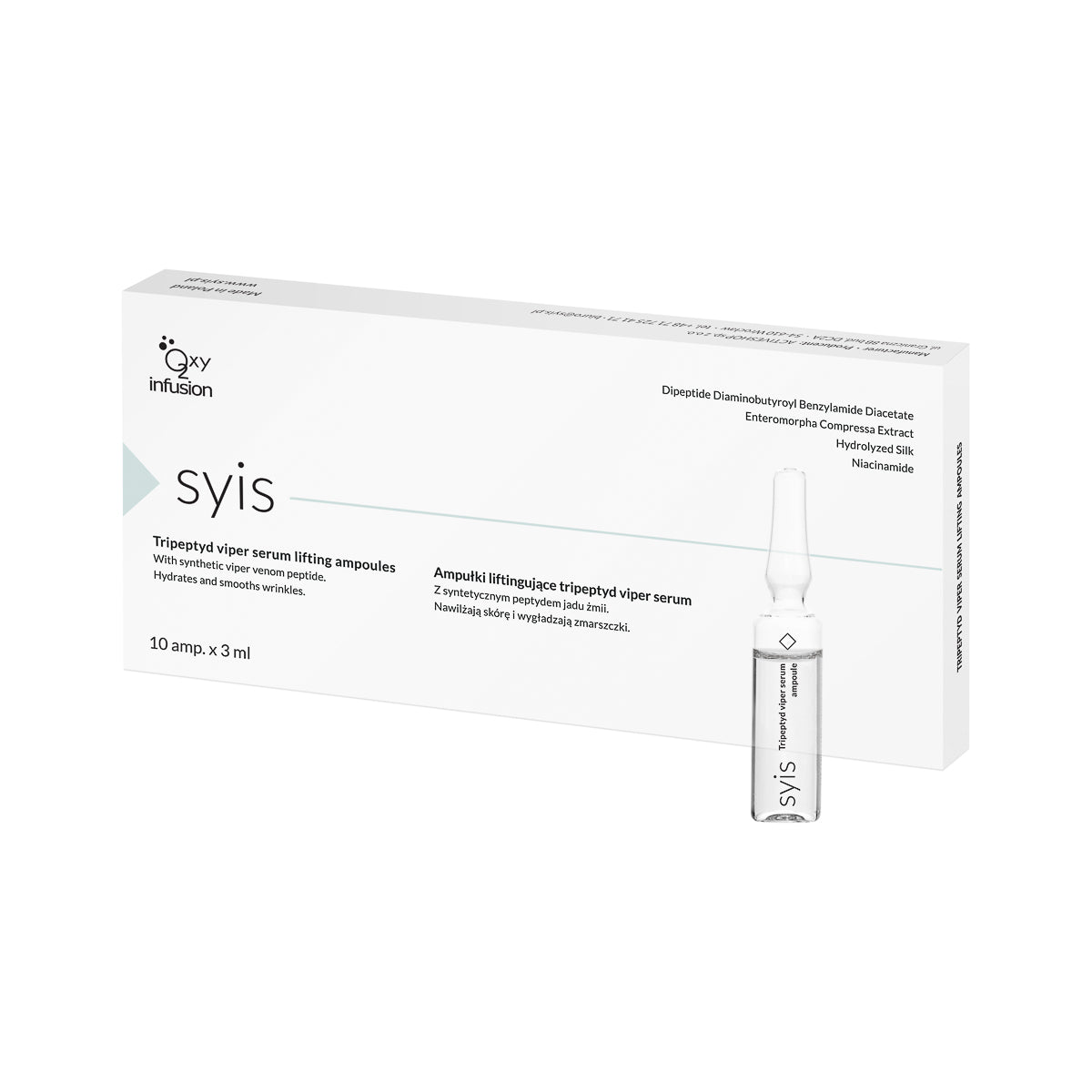 Syis liftende tripeptide adder serum ampullen, 10x3ml