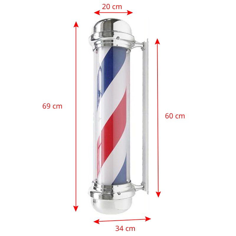 Grote plafondlamp verlichte kapperszaak bb02