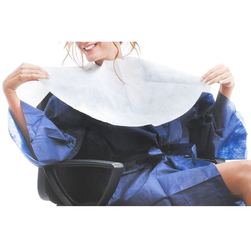 Quickepil wegwerp make-up cape 50 stuks.