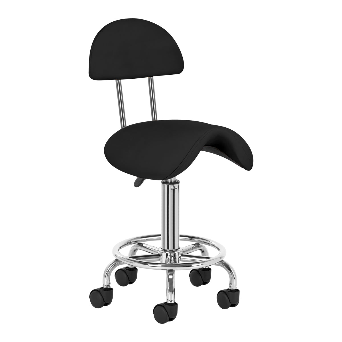 Cosmetische zadelstoel 6001, zwart