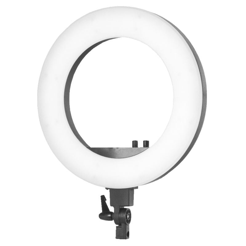 Ringlamp 18" 48w led zwart + statief