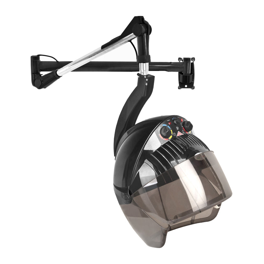 Gabbiano Centurion DVI-303W hangdroger, drie snelheden, ionisch, zwart