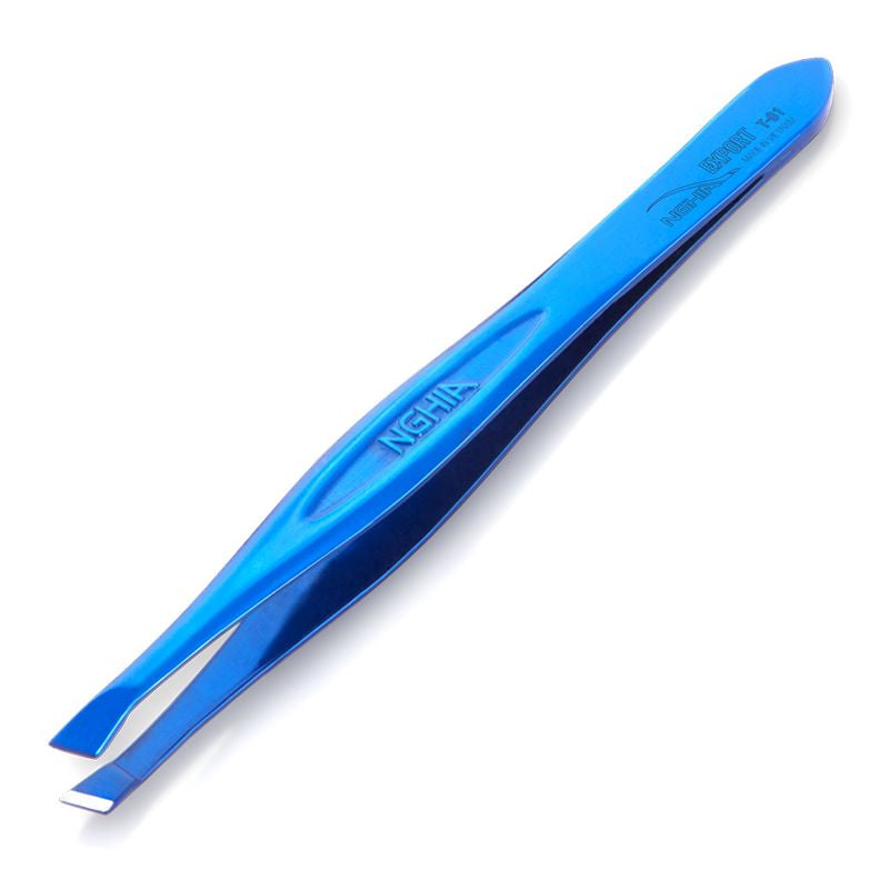 Pince à épiler Nghia export t-01 bleue