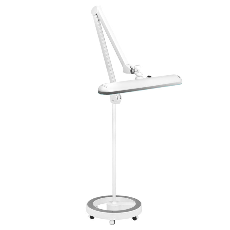 Elegante 801-s LED werkplaatslamp met standaard wit statief