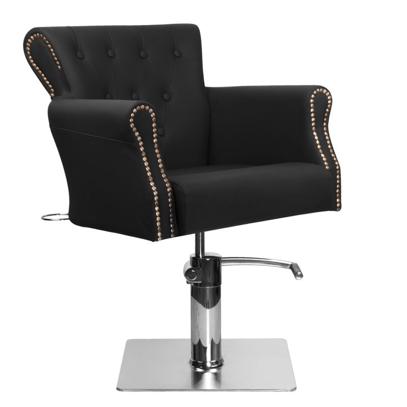 Hair system kappersstoel ber 8541, zwart