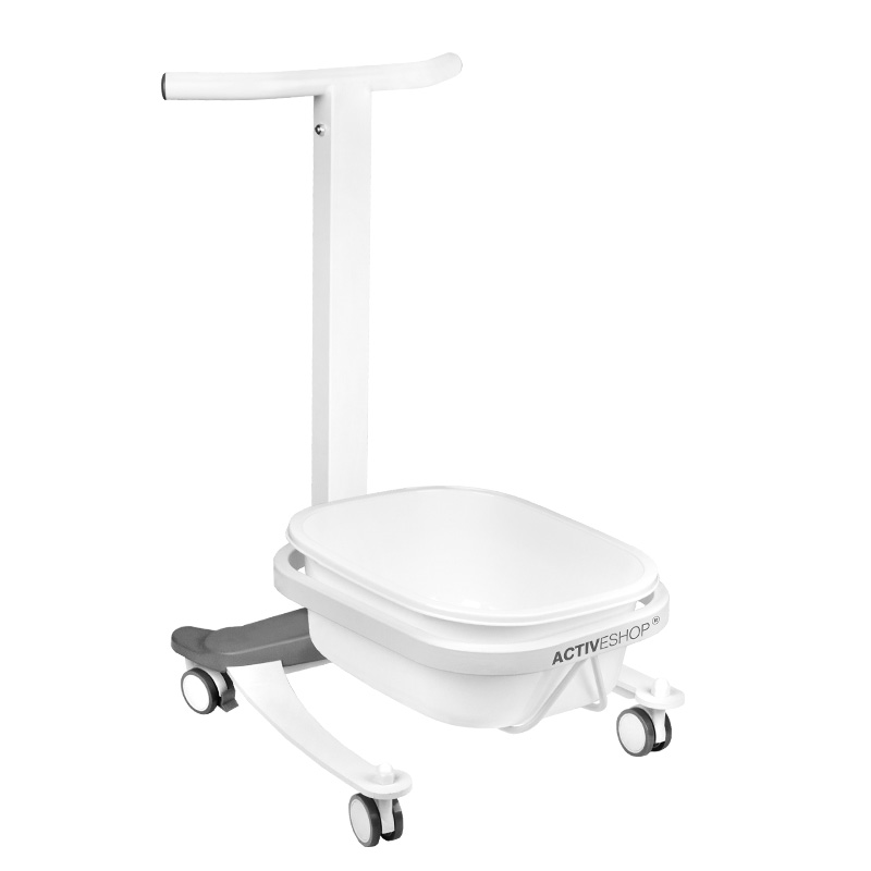 Comfort pedicurebak op wielen met liftfunctie