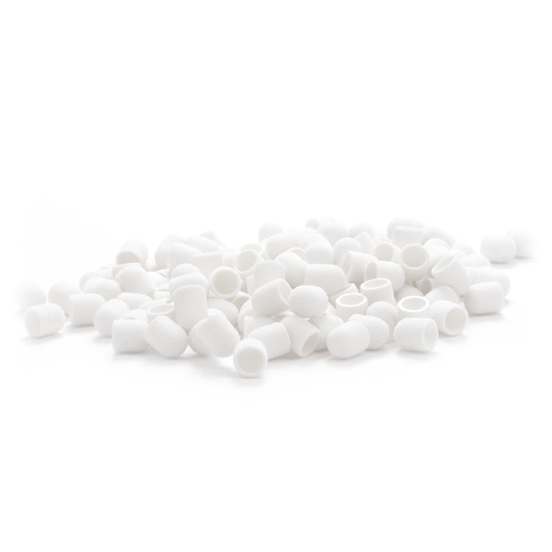Exo Schuurkapje 10mm / 220 100 stuks harde kap wit