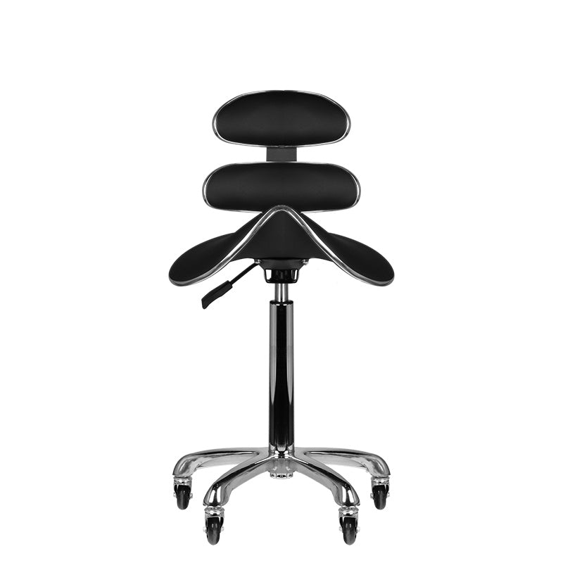 Roll speed am-880 hoge cosmetische zadelkruk zwart