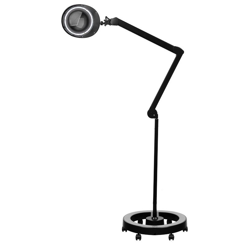 Elegante 6025 60 LED SMD 5D Zwarte loeplamp met statief