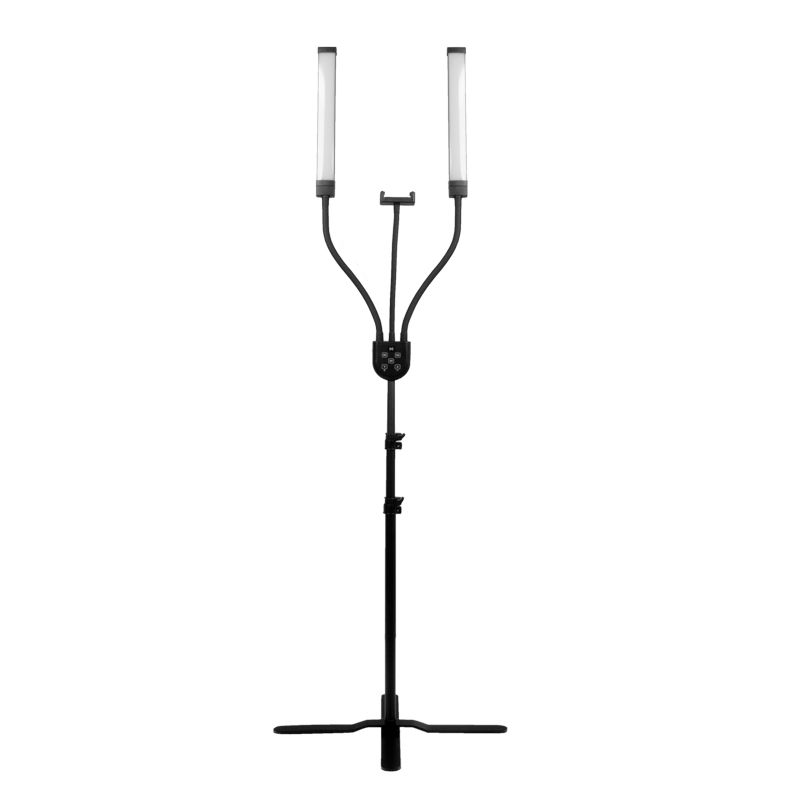 LED-lamp voor wimpers en make-up Polluks IV type msp-mj-02 zwart met afstandsbediening