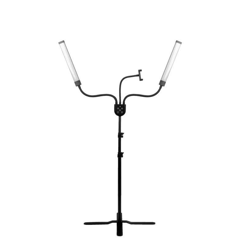 LED-lamp voor wimpers en make-up Polluks IV type msp-mj-02 zwart met afstandsbediening