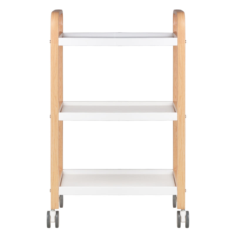 Cosmetische trolley hs09 hout - wit