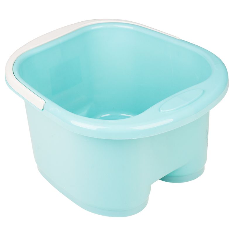 Pedicurebadje met blauwe rollers