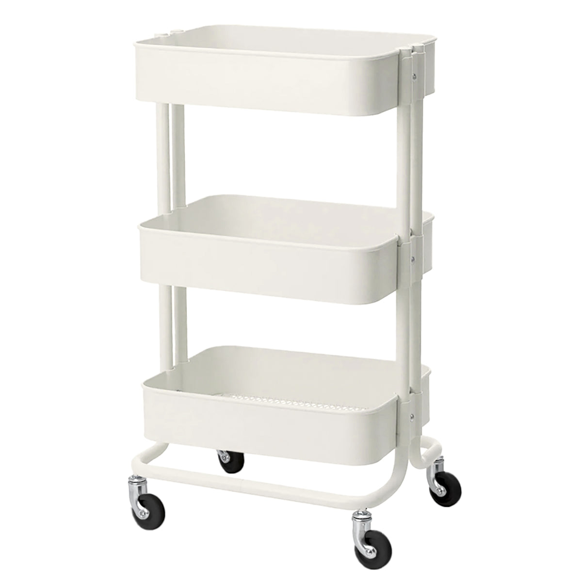 Tafeltje - cosmetische trolley hs05 wit