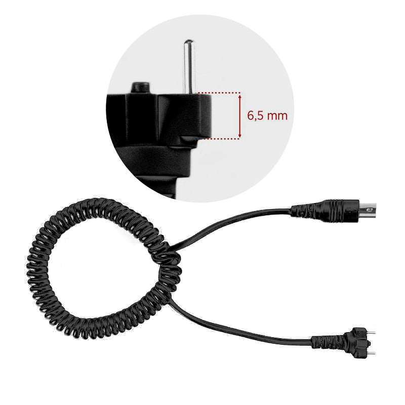Saeyang kabel voor Marathon SDE-H200, SDE-SH300S, SDE-SH30N, SDE-M33E, SDE-M40ES kop zwart