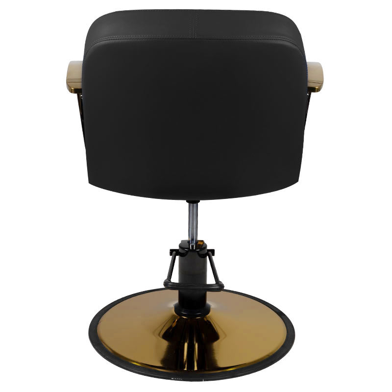 Gabbiano chaise de style doré Bologne noir