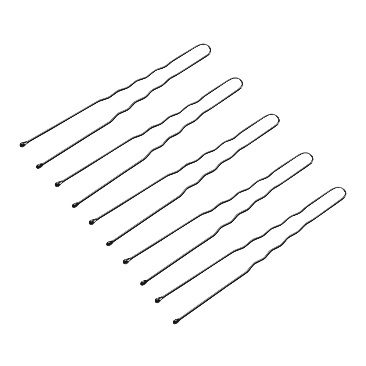 Haarspelden e-65 300 stuks 7 cm zwart
