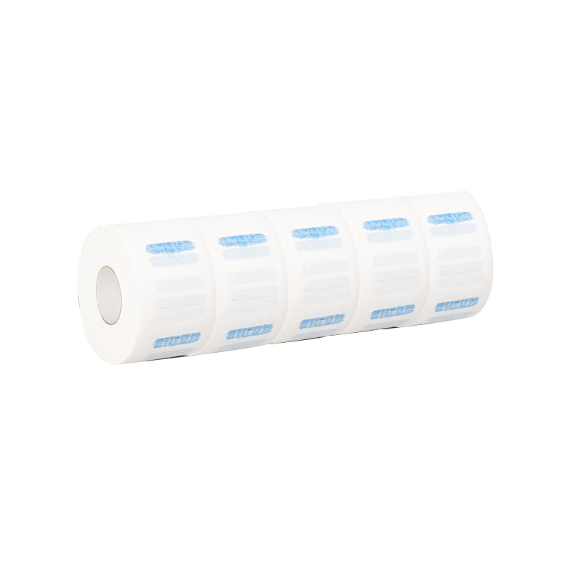 Papieren kappershalsband 5 stuks wit