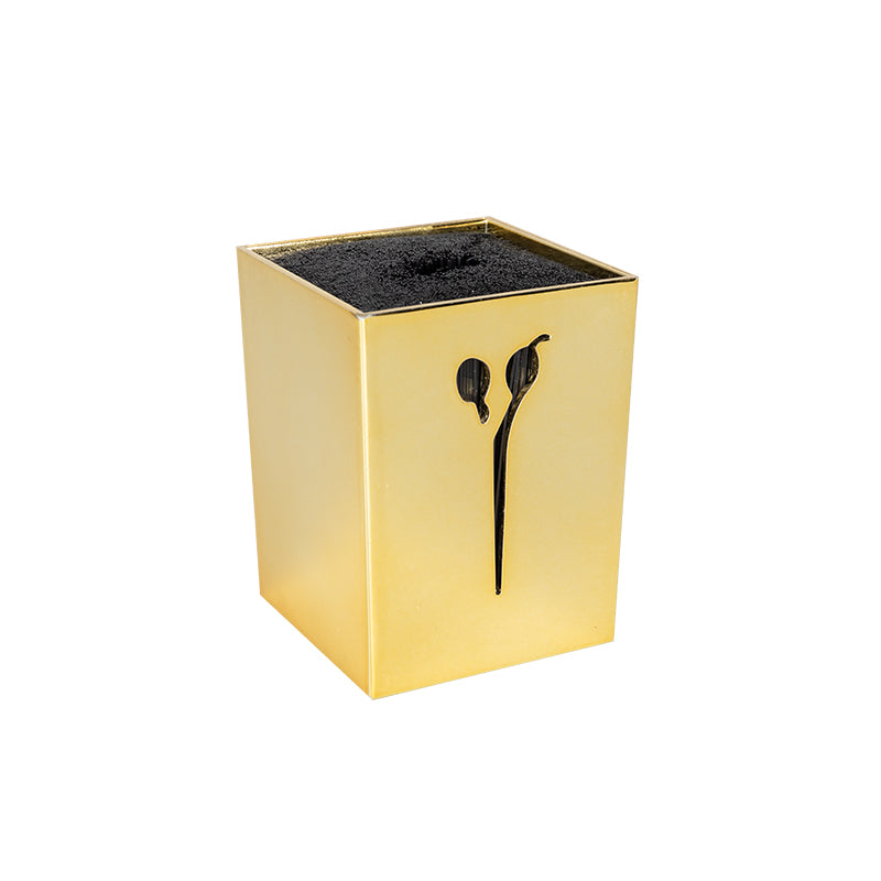Gold scissors stand