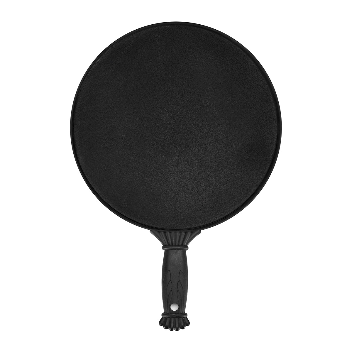 Ronde kappersspiegel met handvat q-35