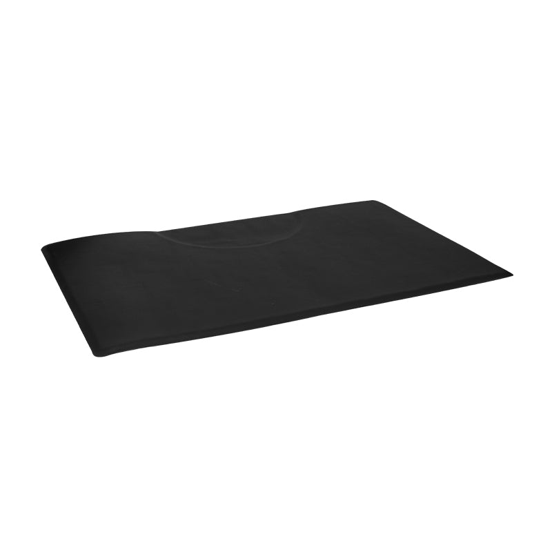 Barber mat under the rectangle armchair
