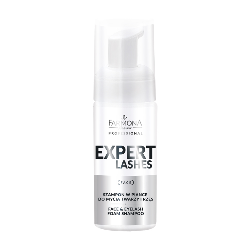 Farmona expert lashes schuimshampoo voor het wassen van gezicht en wimpers 100 ml