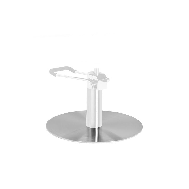 Rond inox l010 onderstel voor de kappersstoel