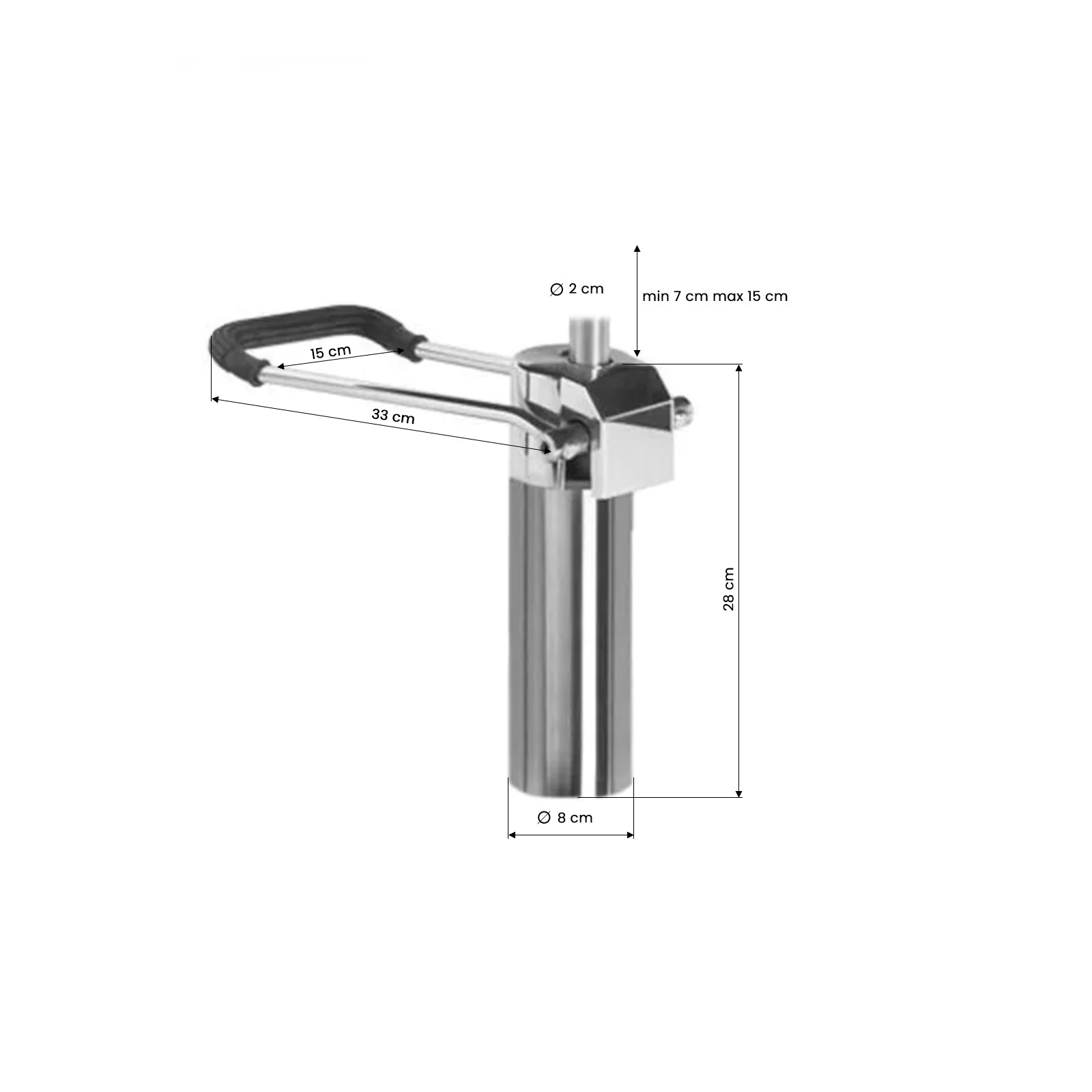 Actuator voor de kappersstoel d04