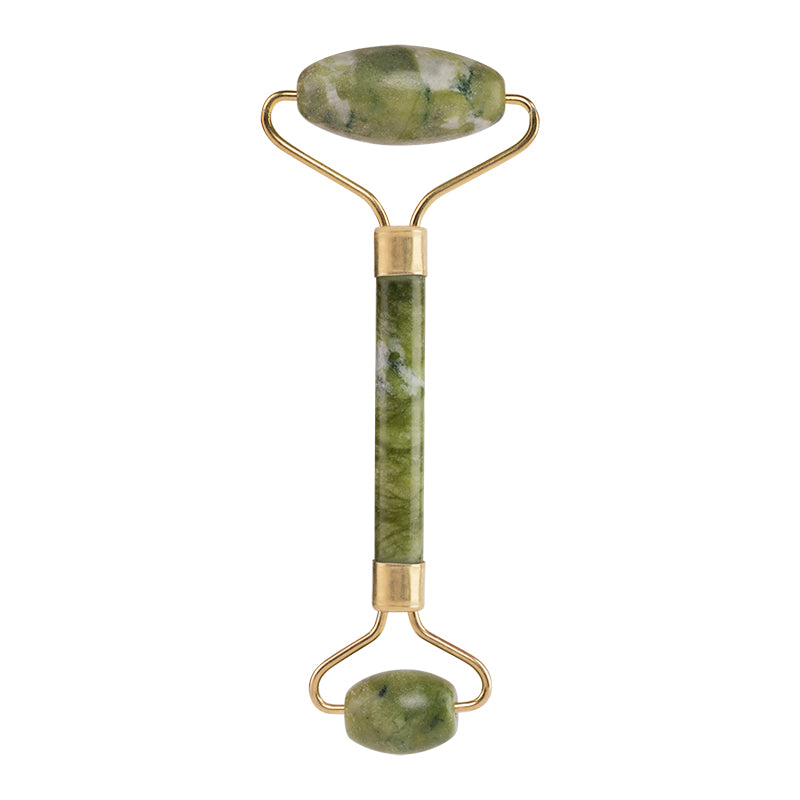 Massageroller van groene jade
