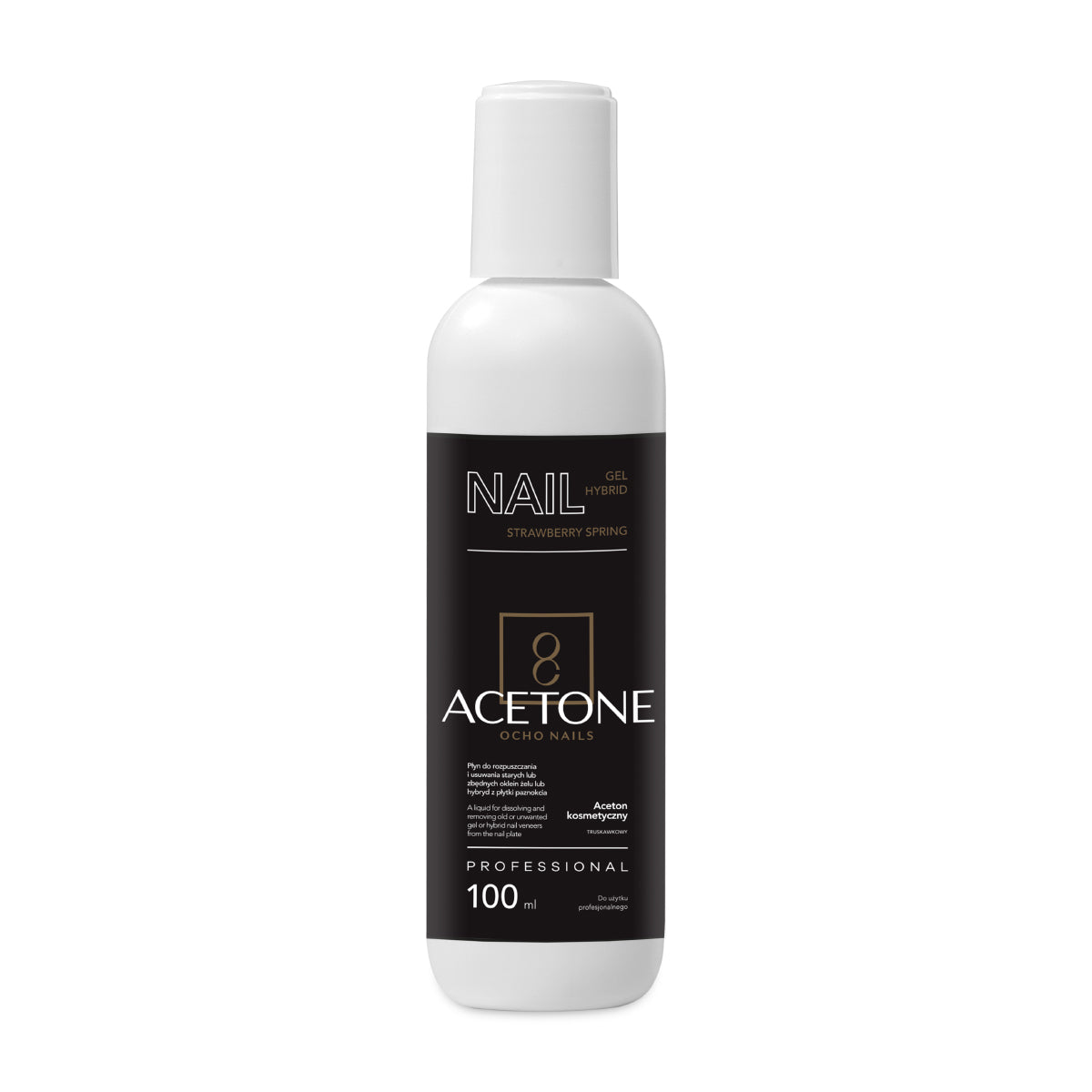 OCHO NAILS ACETON AARDBEI 100 ML