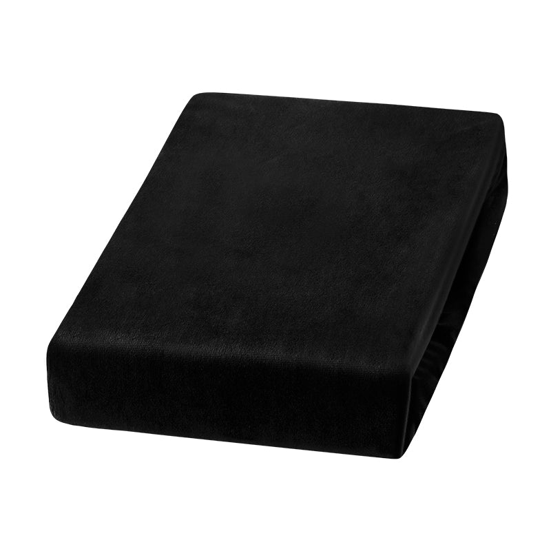 ZWART WELUR-BLAD