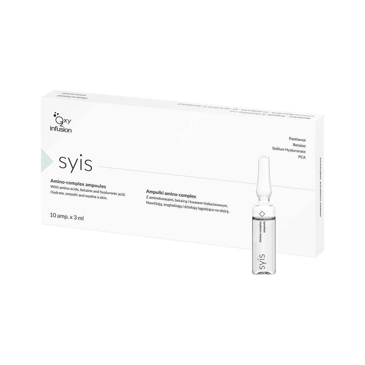 SYIS AMINO-COMPLEX AMPULLEN 10X3 ML
