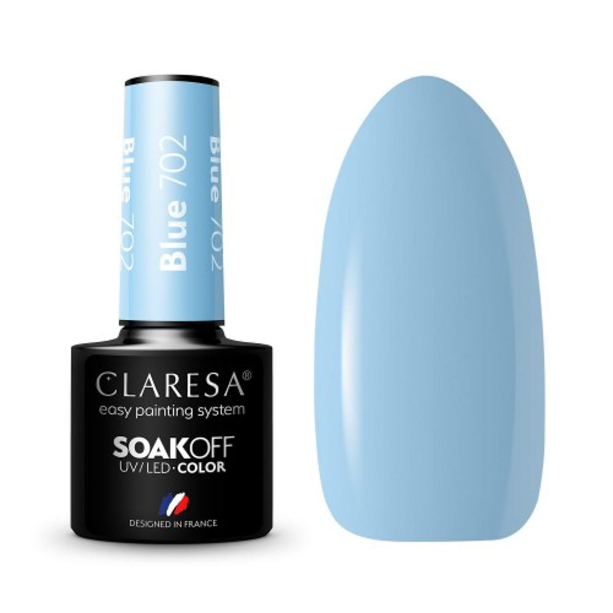 CLARESA Vernis hybride BLEU 702-5