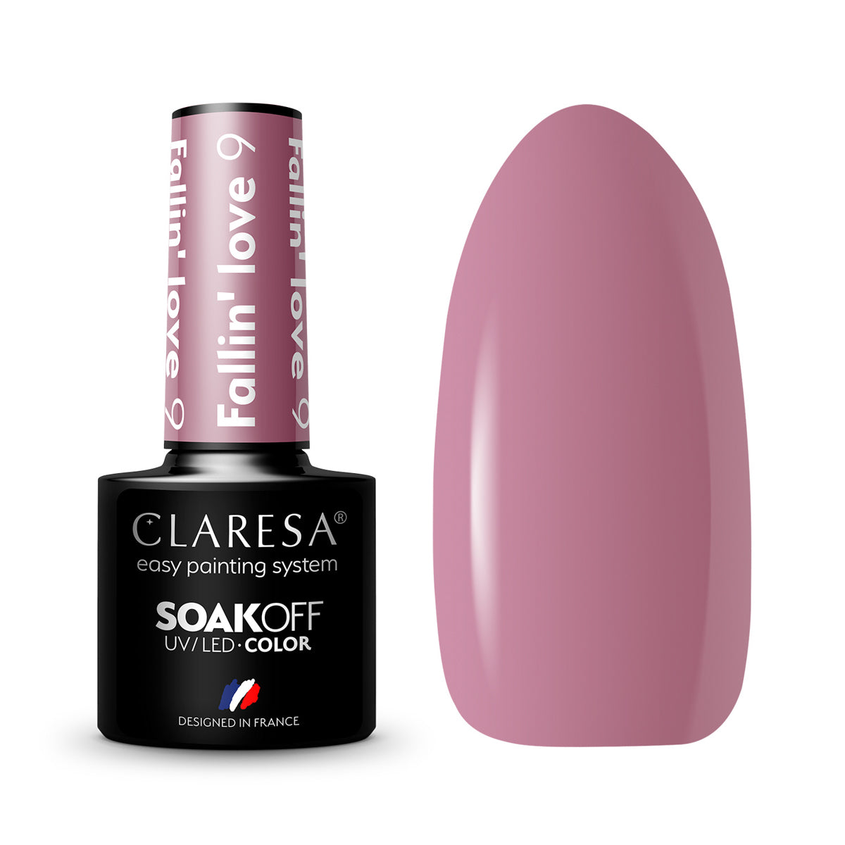 CLARESA Hybride nagellak FALLIN "LOVE 9 -5g