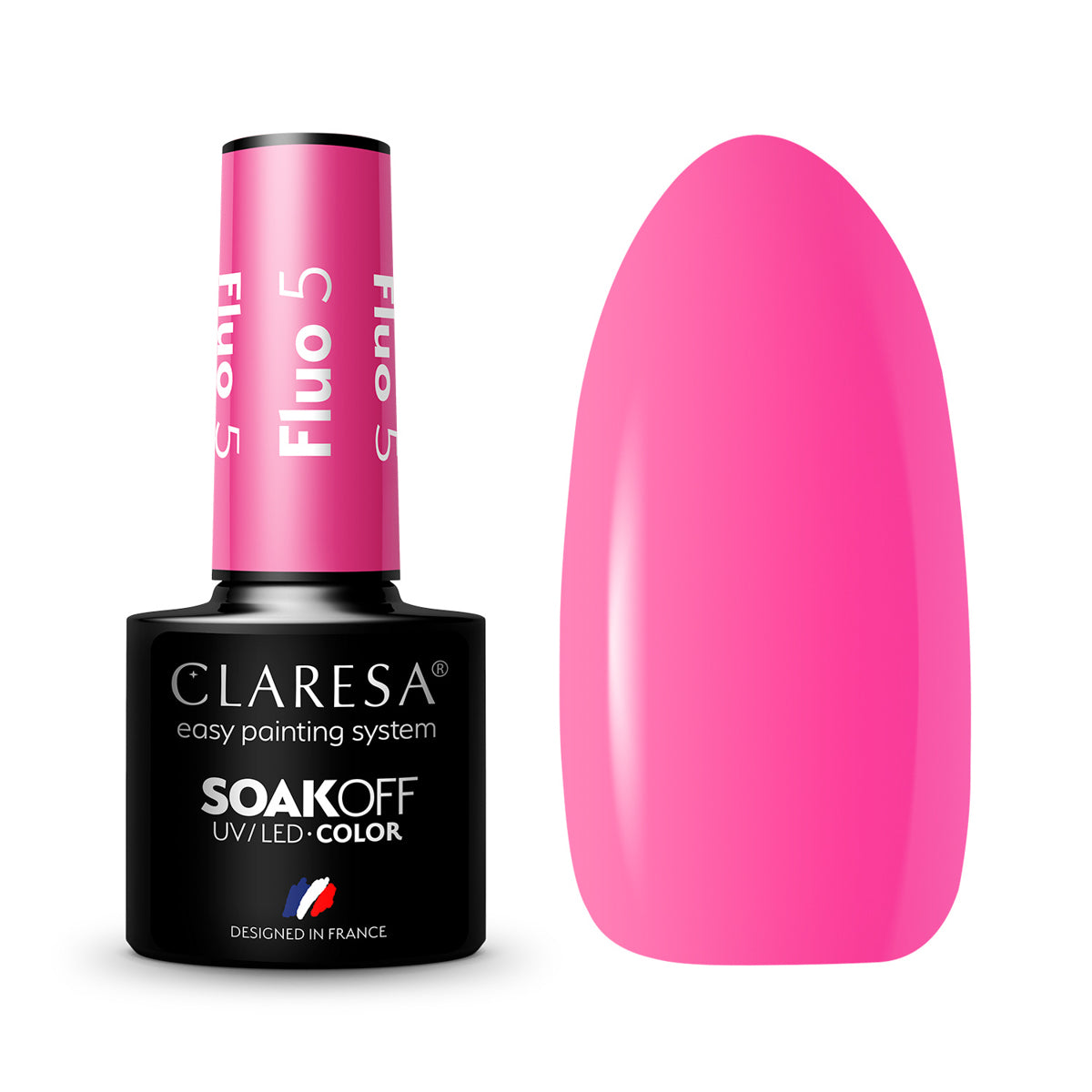 CLARESA Vernis à ongles hybride FLUORESCENT 5 5g