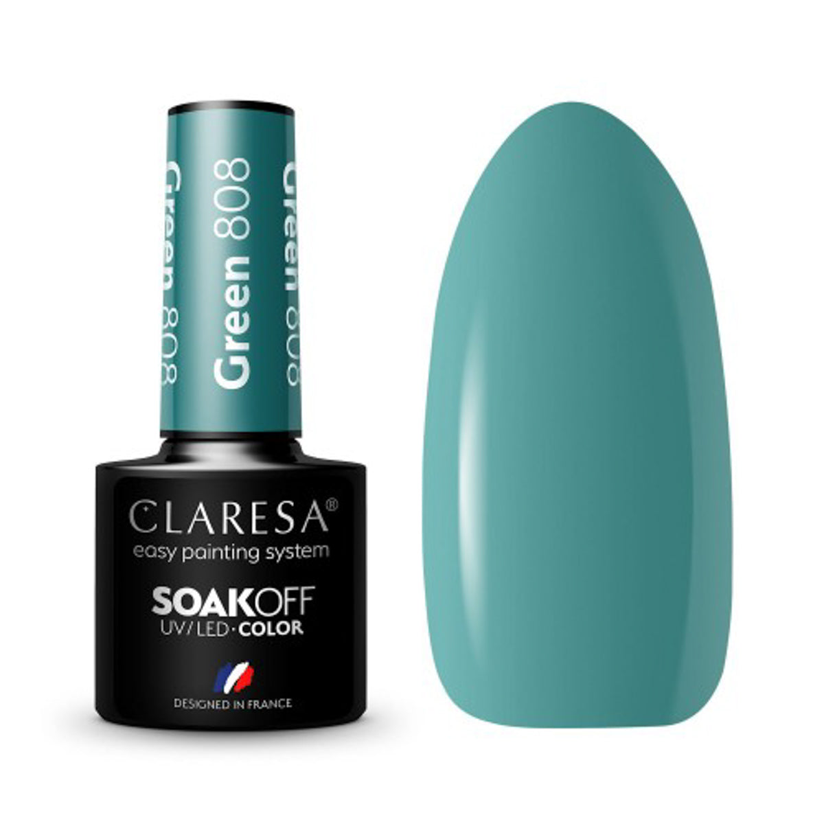 CLARESA Hybride nagellak GROEN 808 -5g