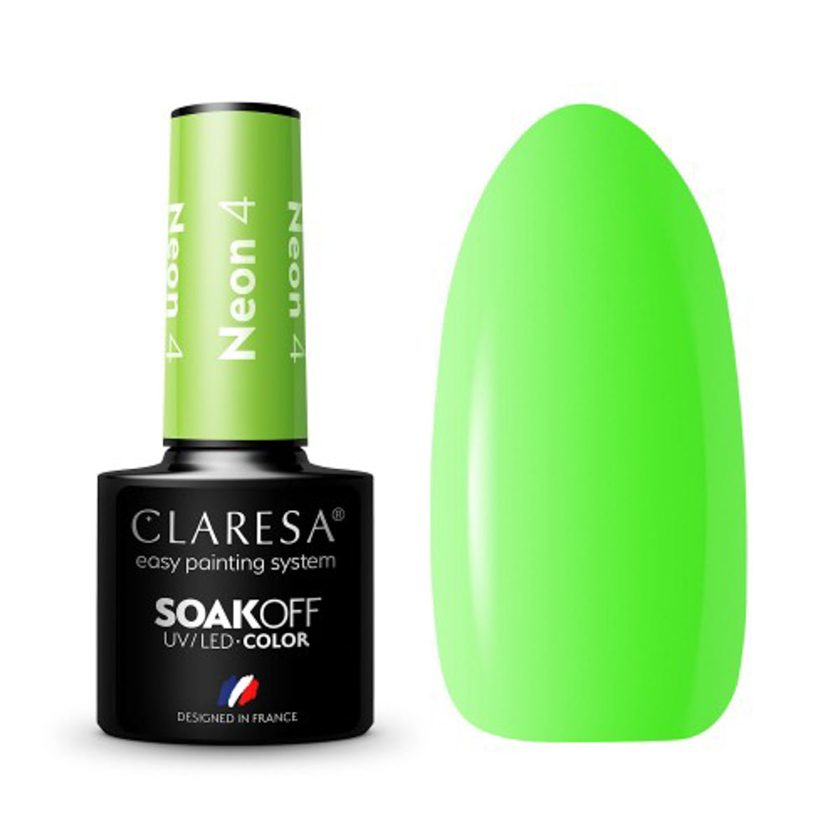 CLARESA Vernis à ongles hybride NEON 4 -5g