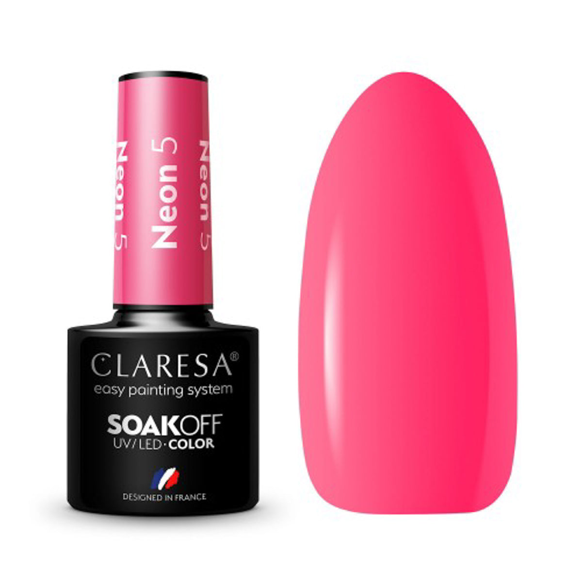 CLARESA Vernis à ongles hybride NEON 5 -5g