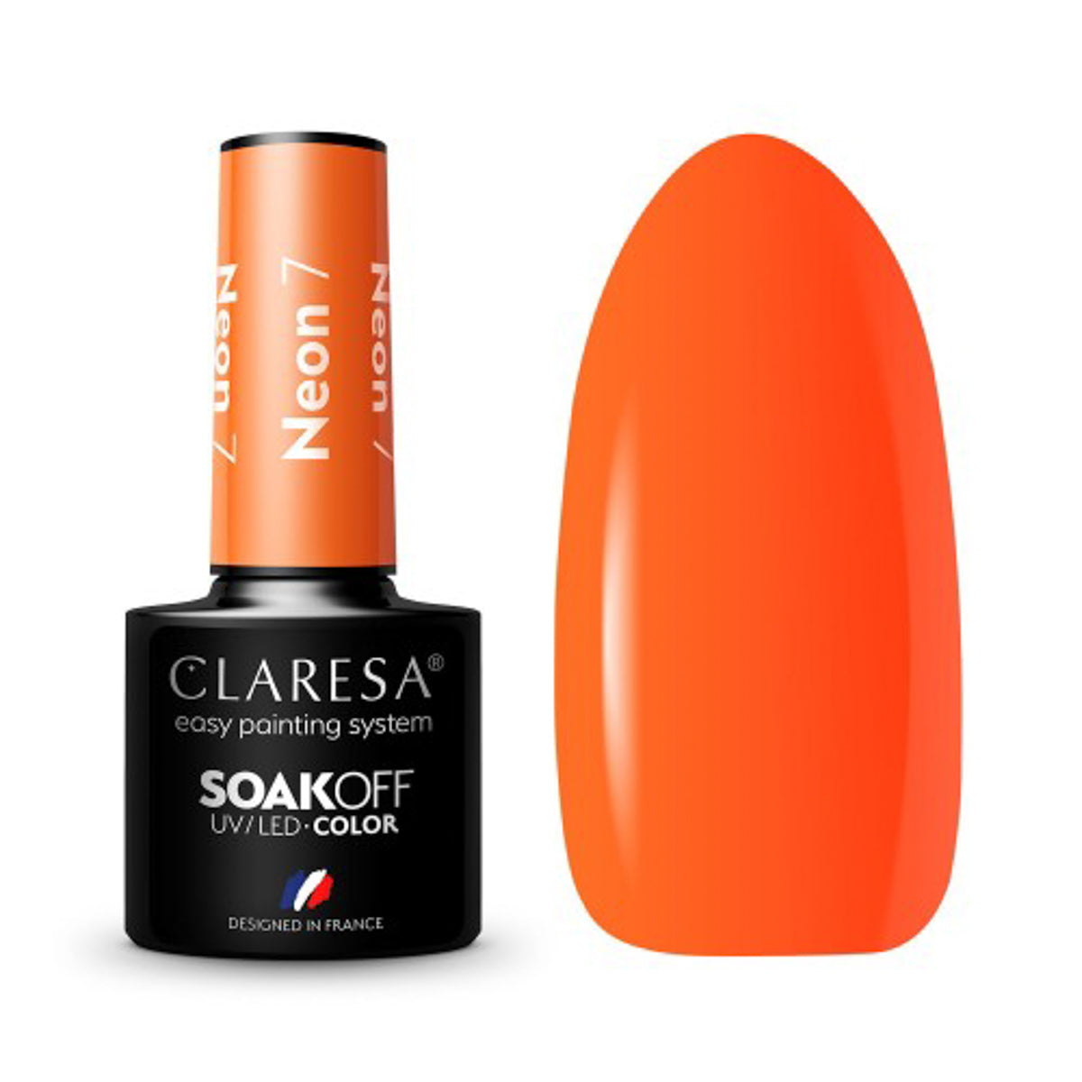 CLARESA Hybride nagellak NEON 7 -5g