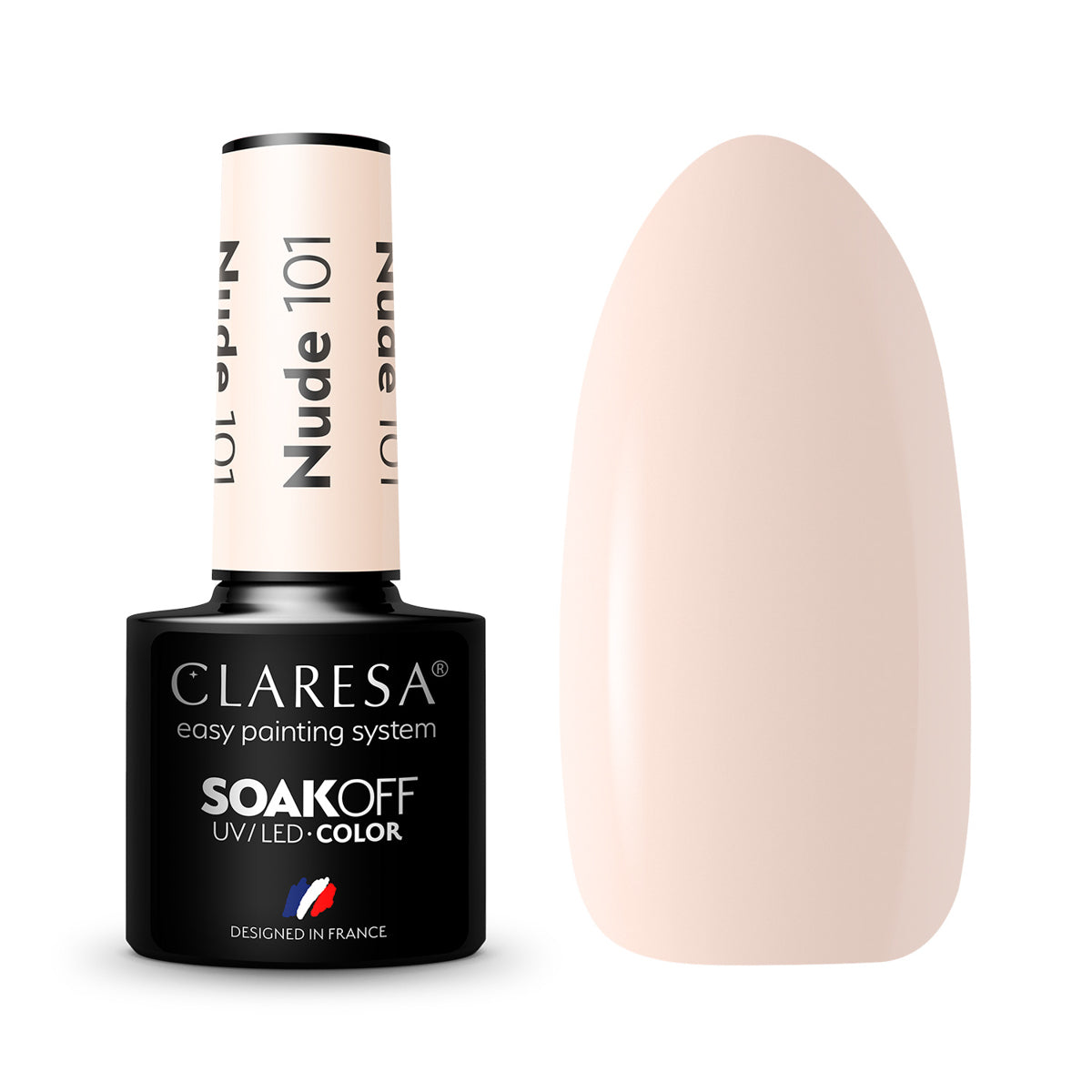 CLARESA Hybride nagellak NUDE 101 -5g