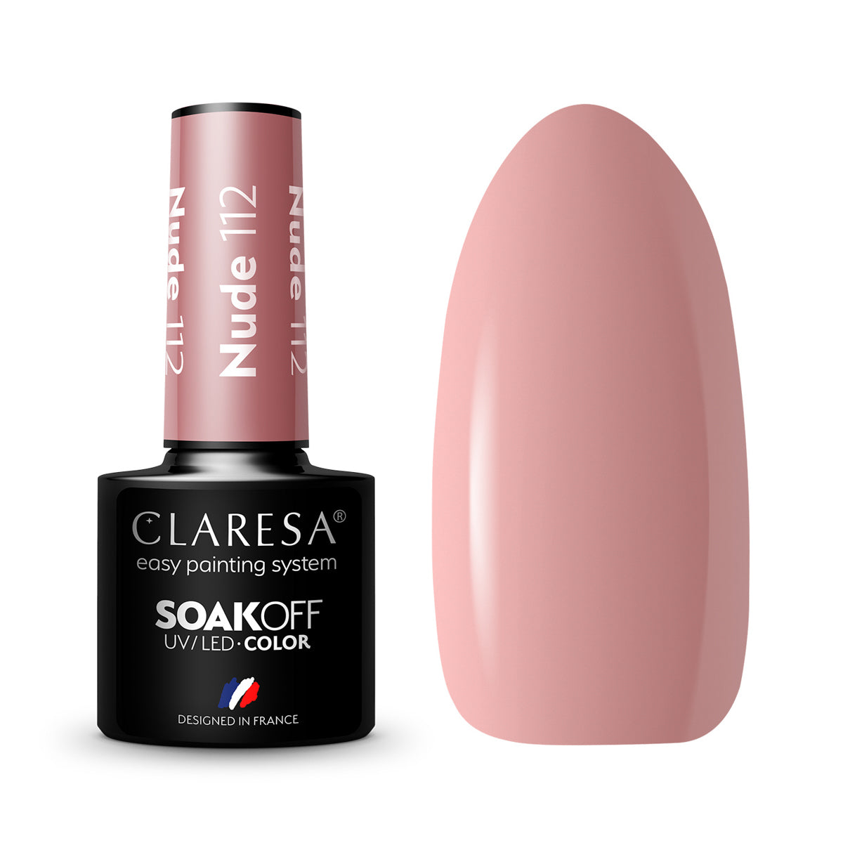 CLARESA Vernis à ongles hybride NUDE 112 -5g