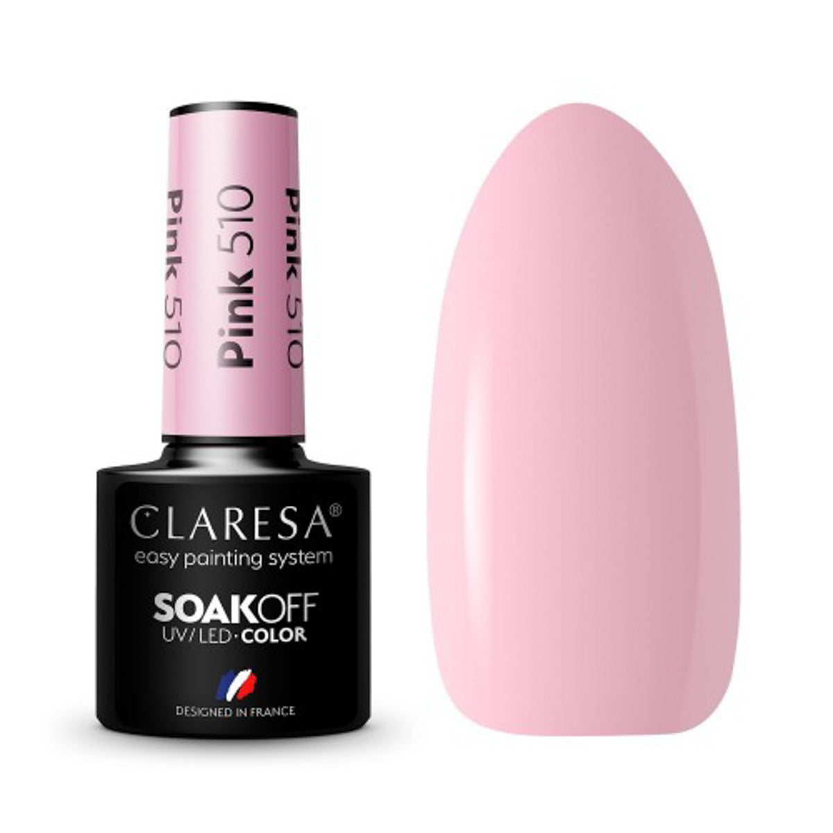 CLARESA Vernis à ongles hybride PINK 510 -5g