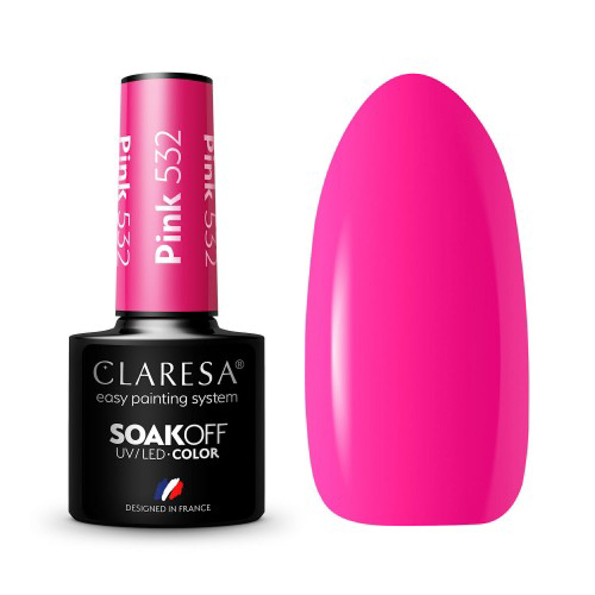 CLARESA Hybride nagellak ROZE 532 -5g
