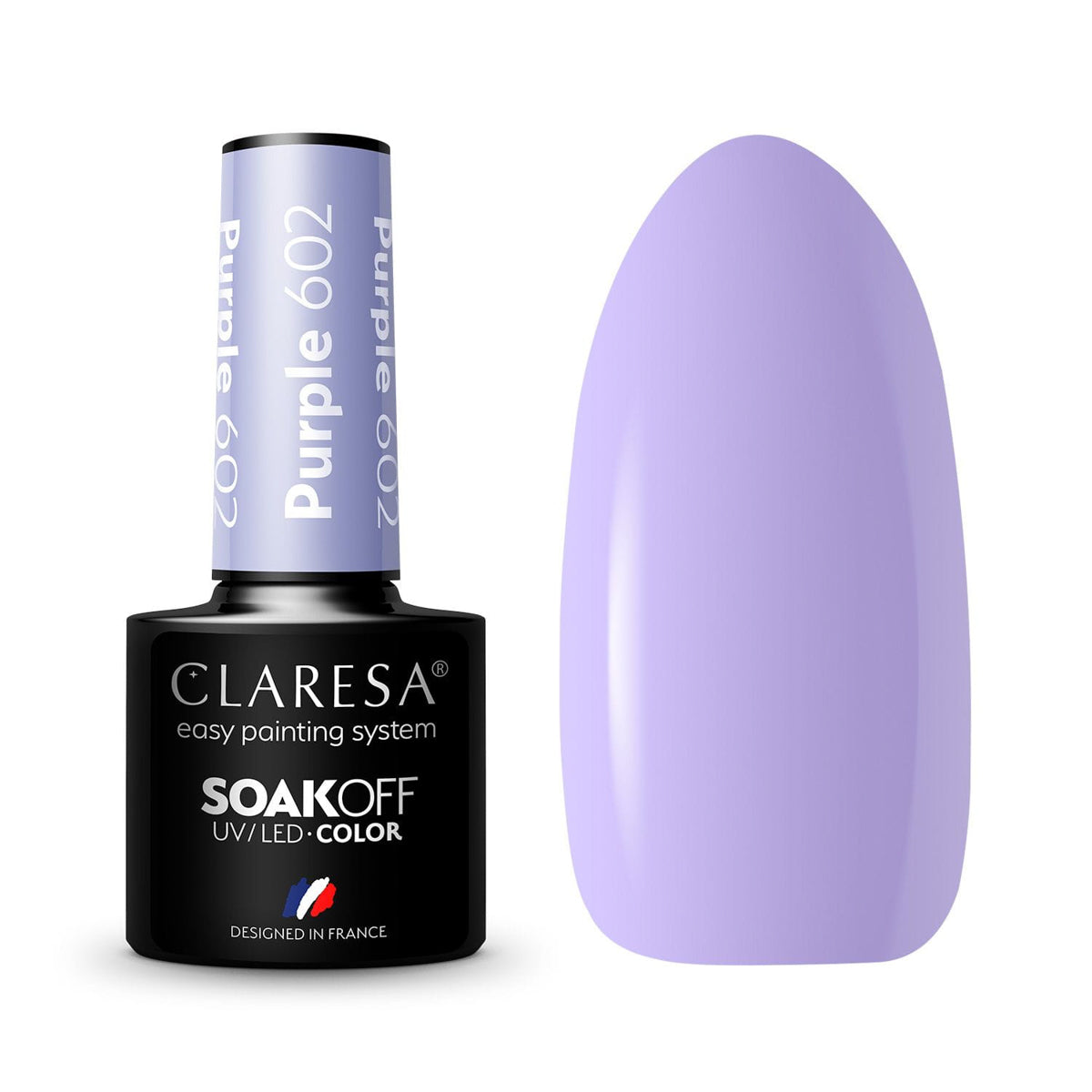 CLARESA Vernis hybride VIOLET 602 -5g
